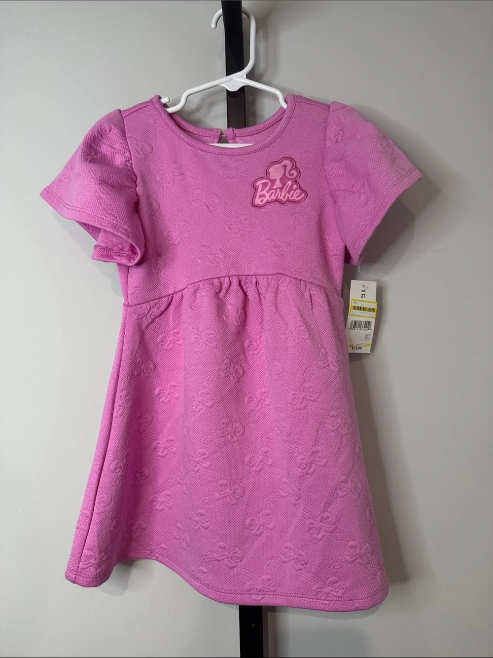 Hello Kitty Lilac and Barbie Pink Short Sleeve Dress Set 2T New NWT